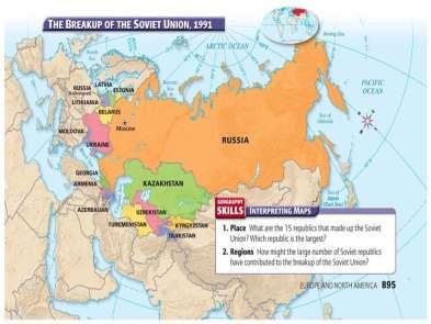 Changes in Russia Economic Change Soviet Union fell; communism ended in former Soviet republics In largest republic,
