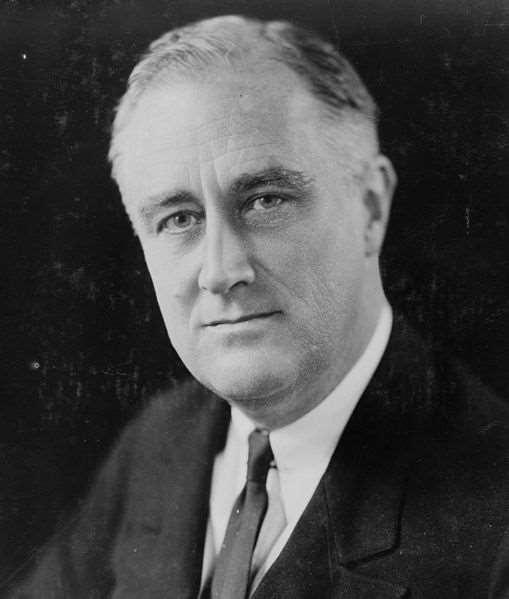 In 1933, Democrat Franklin Delano Roosvelt is