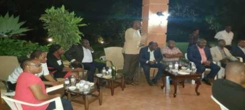 The barbeque was attended by about 25 key Kenyan CEOs in Rwanda most of which were drawn from the Kenyan institutions in Rwanda and a few from other institutions both international and local.