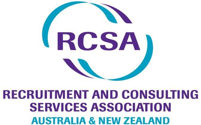 Labour Hire Accreditation Scheme Briefing from On-Hire industry leaders in Canterbury Submission of Recruitment and Consulting Services Association (RCSA) and RCSA New Zealand Region Council