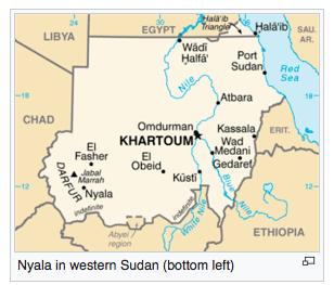 US President Bill Clinton first imposed sanctions on Sudan, and these were extended after the genocide taking place in Western Darfur.