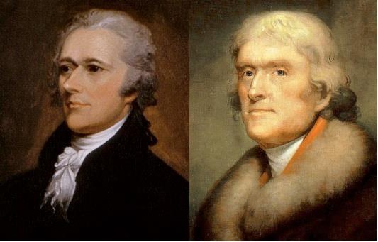 Implied Powers: o Hamilton (Federalists) and Jefferson