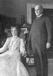 First Lady Ida Saxton McKinley lost two infant daughters as well as her mother within three years of her marriage to McKinley. She then developed epilepsy and became an invalid.