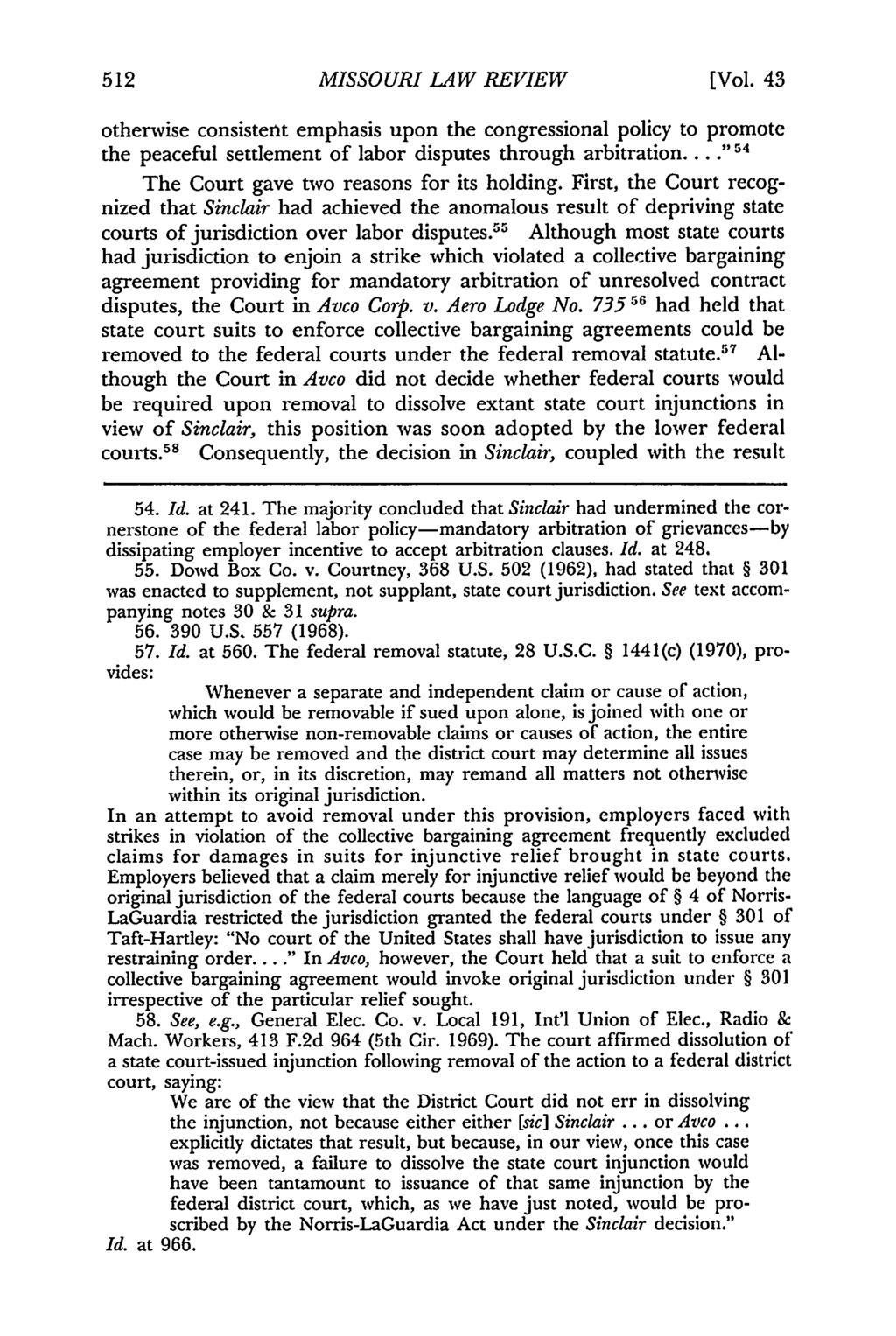 Missouri Law Review, Vol. 43, Iss. 3 [1978], Art. 4 MISSOURI LAW REVIEW [Vol.
