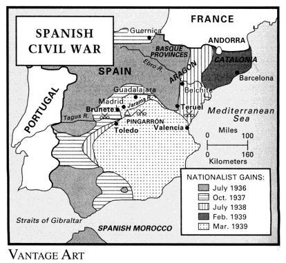 19-23 September Conflicts and crises in Spain (Spanish Civil War), Austria (Anschluss) and Czechoslovakia (Munich).