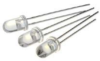 LED545-series TECHNICAL DATA Visible LED InGaN LED545-series are InGaN LEDs mounted on a lead frame and encapsulated in various types of epoxy lens, which offers different design settings.