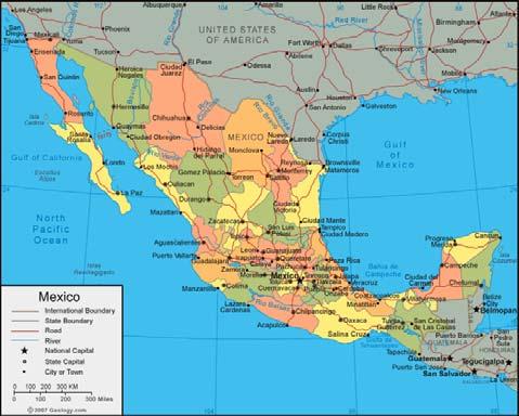 List and describe at least 2 major products each of Canada and Mexico, and the ways in which these products might affect the occupations of people who live in Canada and Mexico. (LCPS 2WC.1) 3.