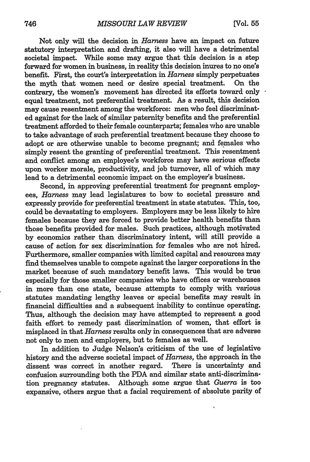 Missouri Law Review, Vol. 55, Iss. 3 [1990], Art. 3 MISSOURI LAW REVIEW [Vol.