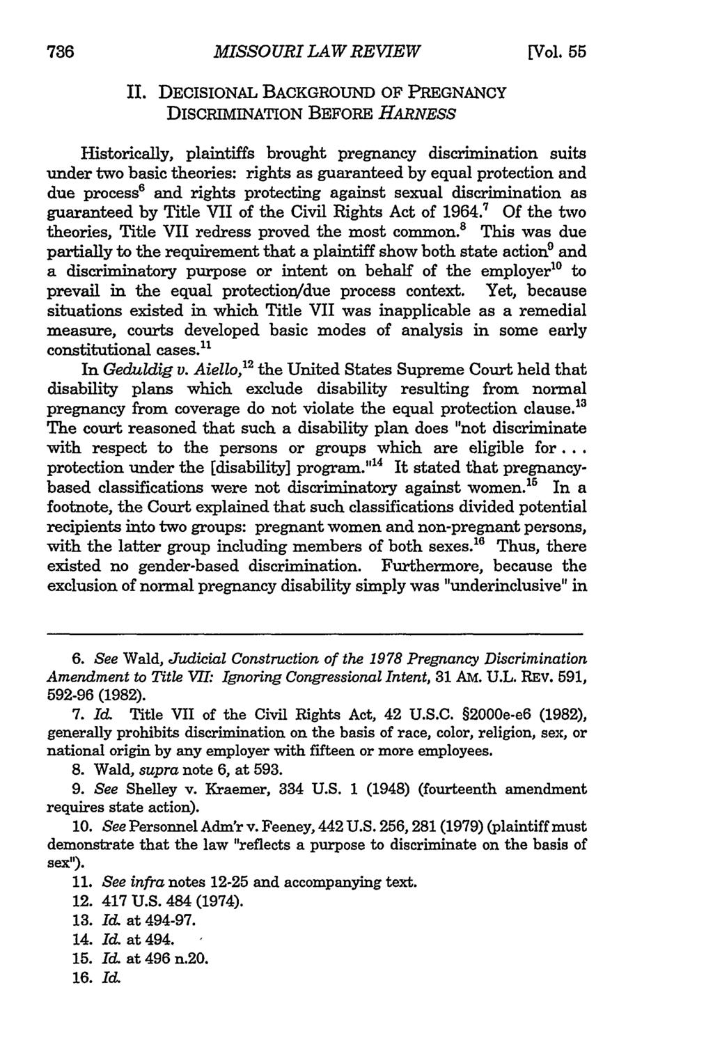 Missouri Law Review, Vol. 55, Iss. 3 [1990], Art. 3 MISSOURI LAW REVIEW [Vol. 55 I.