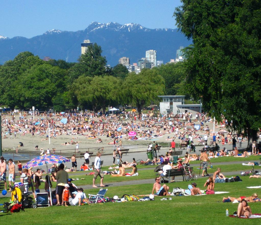 Physical Profile 4 The Kitsilano 4 th Avenue BIA is centrally located within the city of Vancouver approximately 2.5 kilometres from City Hall and 2.25 kilometres from downtown.