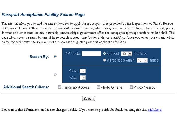 PASSPORT ACCEPTANCE FACILITY have gathered your documents including your Passport Application Form DS-11, you will need to appear in person at a Passport Acceptance Facility to have your identity