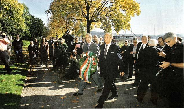 23. October Hungary commemorates the national uprising In Hungary the festivities of the remembrance of the national uprising 50 years ago started.