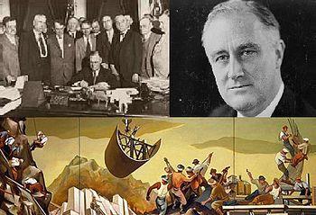 FDR started a series of economic reforms he called the New Deal to help the country recover