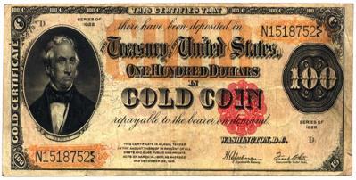The Gold Standard The United States economy was based on a Gold Standard (each dollar bill was worth a certain weight of gold) During the Great Depression much of the country s gold supply was taken