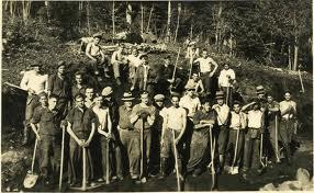 Public Works FDR s New Deal created the Civilian Conservation Corps or CCC a public work program which