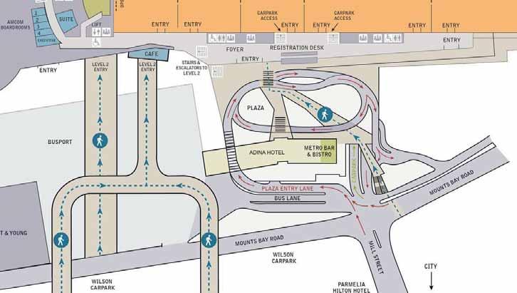 LOCATION Location of the Perth Convention & Exhibition Centre (PCEC) Transport and Parking Information Perth CBD Roadworks and Closures At the date of the Annual General Meeting, Perth CBD may be