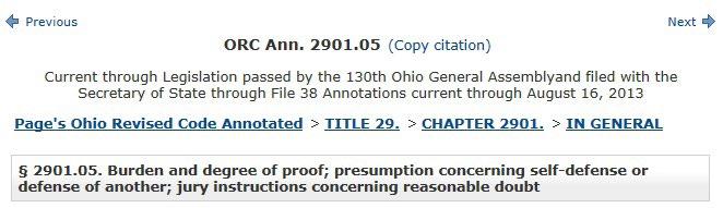 You receive two results tabs: 1. The red statute name tab offers the full text of the statute. 2. The citation tab includes search results that reference your citation.
