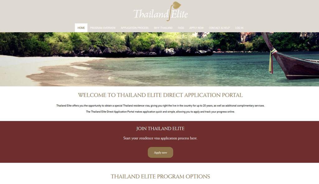 Thailand Elite Direct Application Portal
