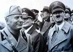 Benito Mussolini was deposed and arrested.