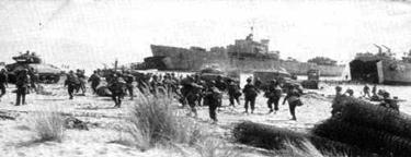 Just before the 5th US Army landed at Salerno, below Naples on the 9th, the Italian government had surrendered and