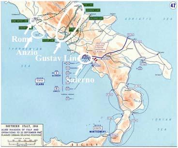 GUSTAV Line & Battles for Cassino Jan May 1944.
