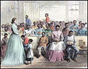 Established by Congress in 1865 Provided education to former slaves Vetoed by Johnson Freedman s Bureau "I had the