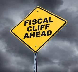 The biggest components of the fiscal cliff include the expiration of various tax provisions resulting in significant tax increases and spending reductions due to BCA sequestration.