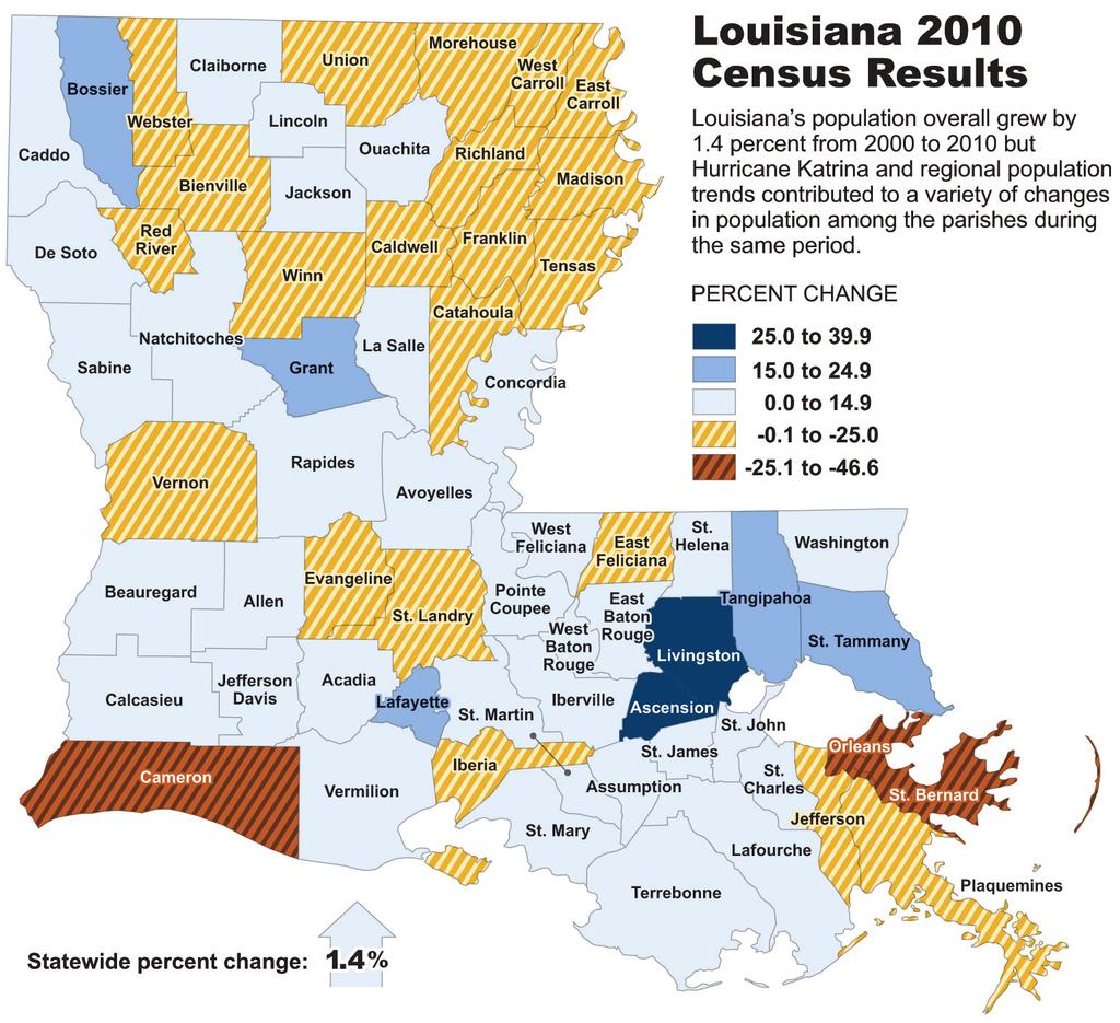 Louisiana Redistricting: A 2011 Progress Report interests exist, and whether they were considered.
