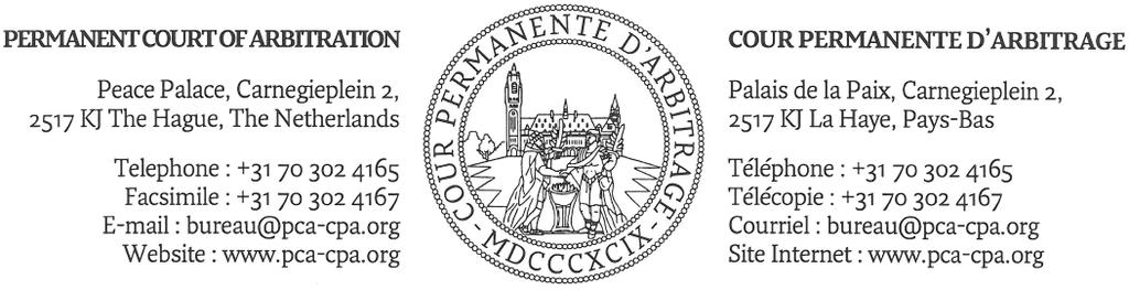 PRESS RELEASE THE HAGUE, 17 June 2014 CONCLUSION OF HEARING IN THE ARBITRATION BETWEEN THE REPUBLIC OF CROATIA AND THE REPUBLIC OF SLOVENIA A two-week hearing in the arbitration concerning a