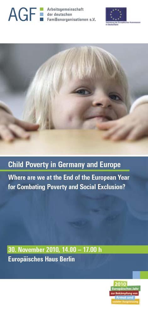 Derzeit lebt in der EU fast jedes fünfte Kind an oder unterhalb der Armutsschwelle.