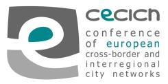 CECICN CONTRIBUTION TO THE: PUBLIC CONSULTATION OVERCOMING OBSTACLES IN BORDER REGIONS December 2015 QUESTIONS TO BE ANSWERED The following answers are given by CECICN (Conference of European