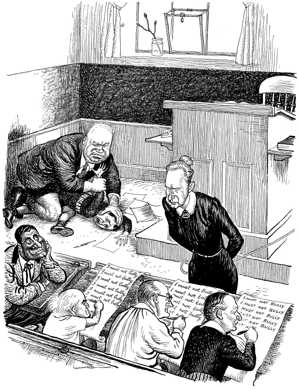 8 SOURCE C A cartoon from a British magazine published in November 1956, during the Suez Crisis.