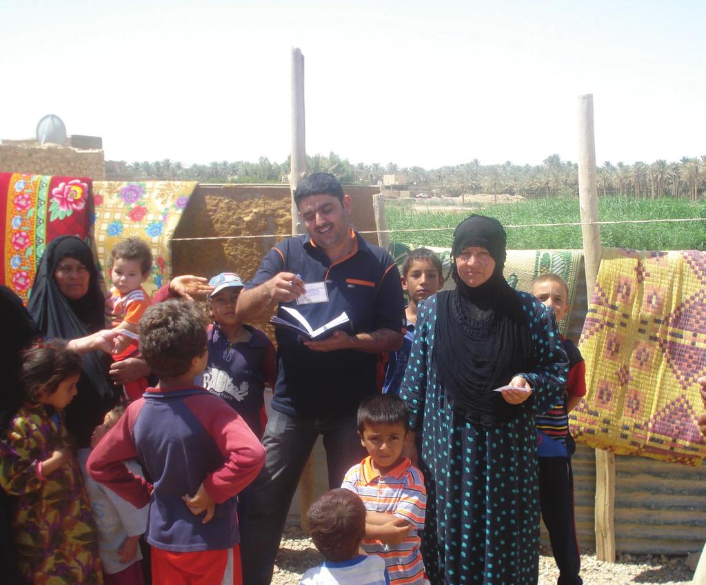 DISPLACEMENT AND RETURN RETURNEES According to the Iraqi Ministry of Migration and Displacement (MoMD), 17,311 families (approximately 95,200 individuals) have returned to Ninewa after a temporary