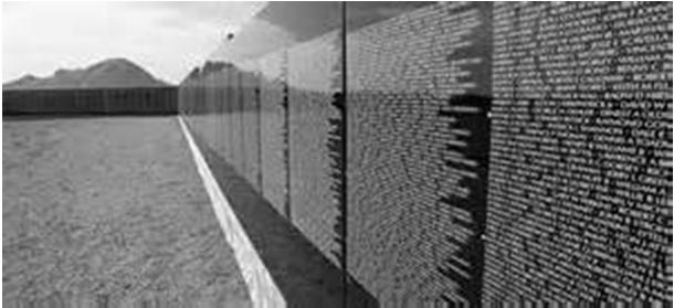 The Vietnam Veterans Memorial The Wall All 58,195 who died
