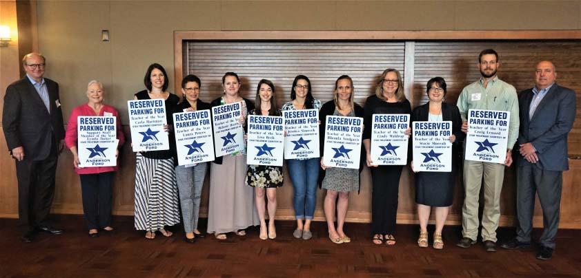 15 BISD LUNCHEON and State of THE DISTRICT PRESENTING NG SPONSOR: $850 SOLD Each year the Chamber salutes the Boerne Independent School District Teacher of the Year.