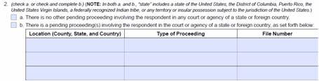 Question #1: If NC not Home State, is there a Prior Pending Petition? Is there a prior pending petition in the R s home state or any other significant connection state?