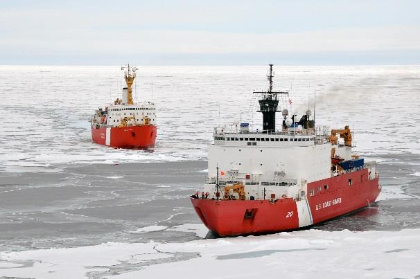 US & Canada disputes 1969: Humble Oil Co. requests permission to transit the Northwest Passage. Canada agrees and provides an icebreaker. The US sends its own icebreaker without asking.