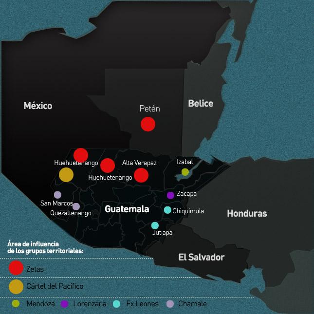 These cartels are in dispute over the territory of Guatemala as, the country represents a very strategic point for the control and transportation of drugs to North America which has resulted in the