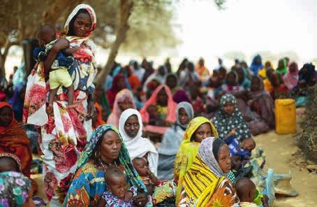 The Lake Chad region experiences a humanitarian crisis as violence and destruction caused major population displacements. around Lake Chad are religion and identity.