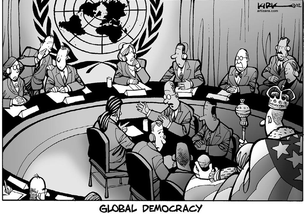 6 The United Nations: Challenges and Change government. Examples of self-determination include the right to establish a constitution, run for office, and vote for local and national officials.