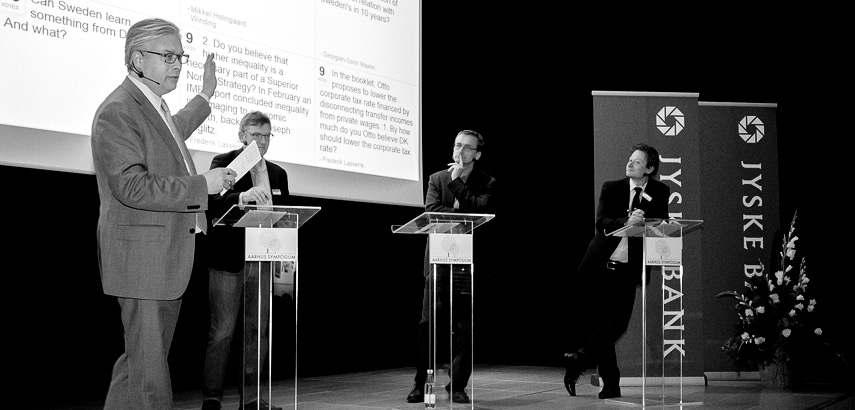 THE SPEAKERS AT BATTLE OF THE ECONOMISTS 2015: THOMAS DALSGAARD BATTLE OF THE ECONOMISTS 2014 However, the answer is also closely related to the fact that there is overcapacity due to the economic