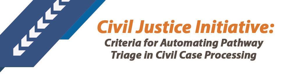 In July 2016, the Conference of Chief Justices and the Conference of State Court Administrators endorsed the report and recommendations of the CCJ Civil Justice Improvements Committee (CJI Committee).