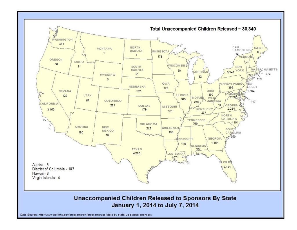 can be in any state, unaccompanied alien children have been placed in all of the states and in several territories (see map). What Is Special Immigrant Juvenile Status?