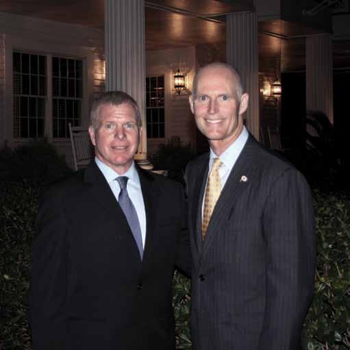 AIF President & CEO Tom Feeney with Florida Governor Rick Scott. Infographic: As the state affiliate for the National Association of Manufacturers, AIF is focused on working with Gov.