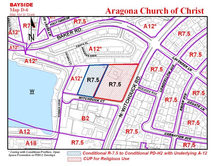 Deferred 15.* & 16.* DEFERRED ARAGONA CHURCH OF CHRIST Change of Zoning District Classification, R-7.