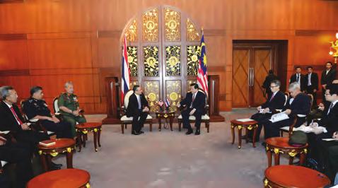 Agreement on Border Crossing. 1.3 Malaysia Malaysia and Thailand enjoyed a year of fruitful discussions and cooperation in numerous important issues. H.E.