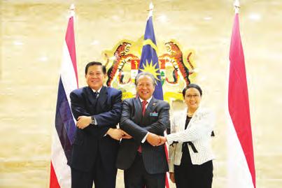 In tackling transnational issues, during his visit to Malaysia on 20 May 2015, the Deputy Prime Minister and Minister of Foreign Affairs of Thailand discussed the problem of irregular migration with