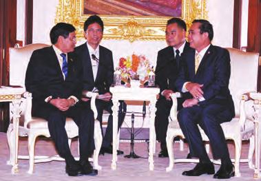 General Prayut Chan-o-cha, Prime Minister of Thailand on 29 January 2015 during a meeting of the Thai-Myanmar Joint High-Level Committee (JHC) on the Dawei Special Economic Zone and