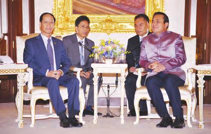 Dr. Sai Mauk Kham, Vice President of the Republic of the Union of Myanmar, and H.E.