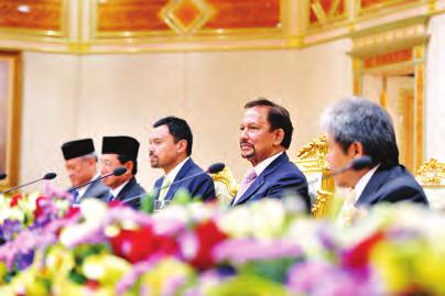During his official visit to Brunei on 25 26 March 2015, H.E.